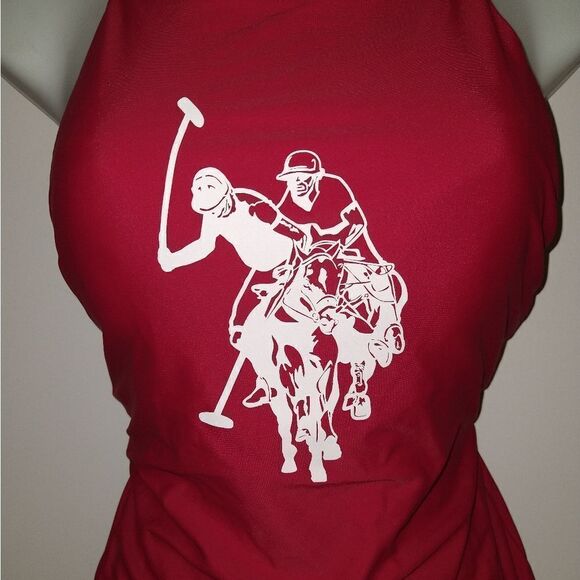🎉🆕US Polo Assn Red Logo Swim Suit - Picture 3 of 6